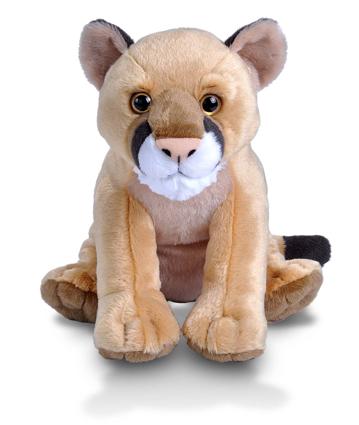Soft mountain lion stuffed animal with realistic features