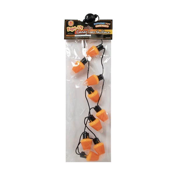 LED Light Up Candy Corn Necklace – Halloween Accessory | Unique Gifts for Her