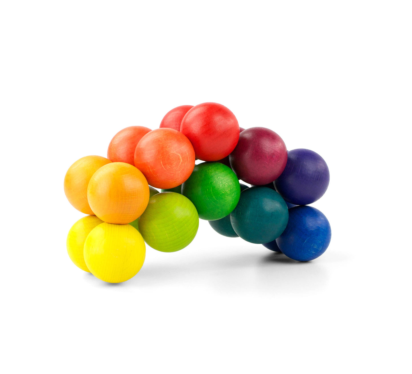 Playable ART Ball – Rainbow Wooden Sculpture | Unique Gifts, Quirky Desk Decor