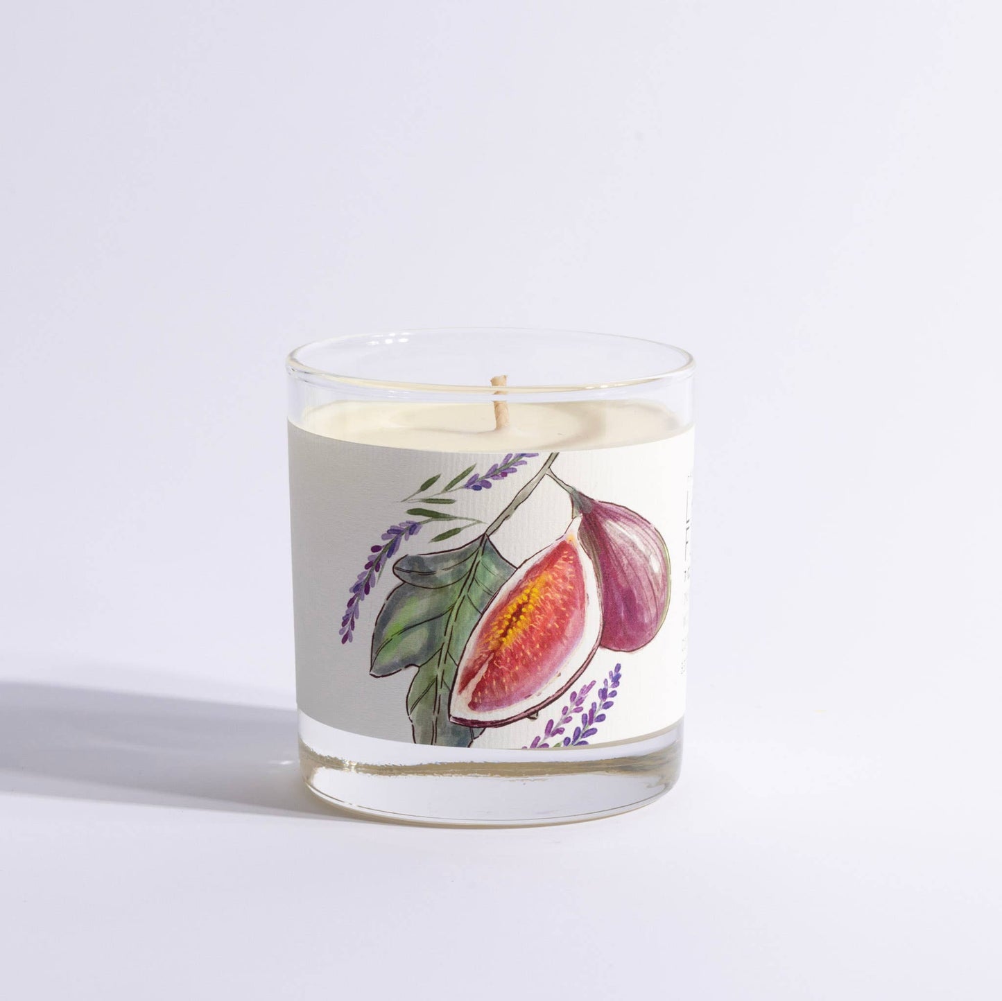 Lavender Fig Candle – Medium Glass, 40-Hour Clean Burn | Christmas Gifts, Best Gifts for Women