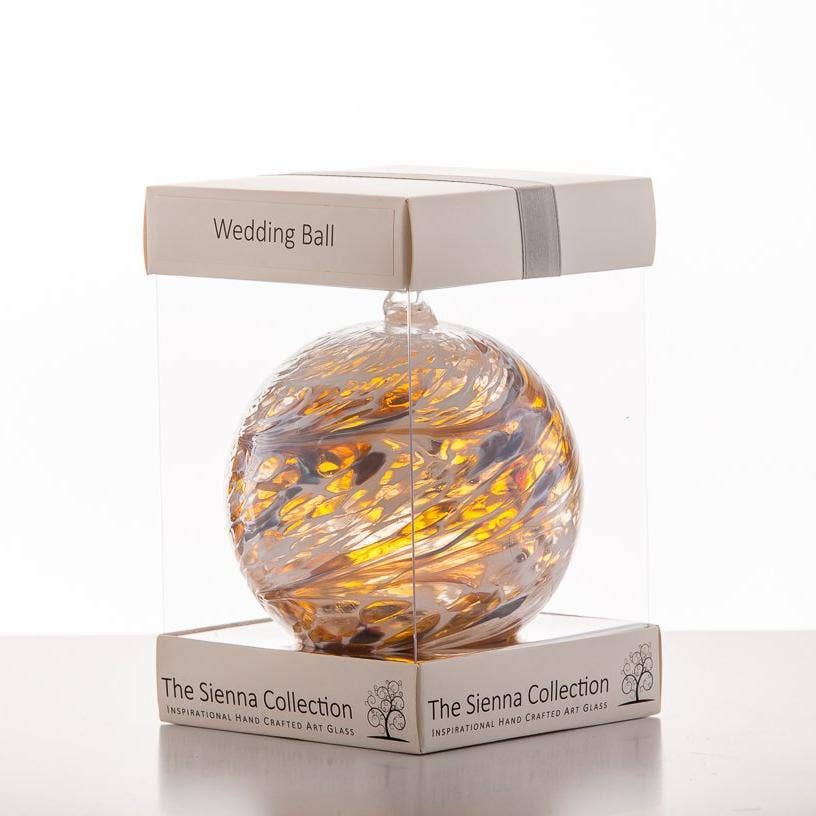 4-Inch Friendship Ball β Wedding - Pastel Gold