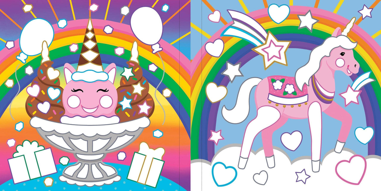 Color-By-Foil Sticker Book – Unicorn Designs | Gifts for Girls, Unique Gifts