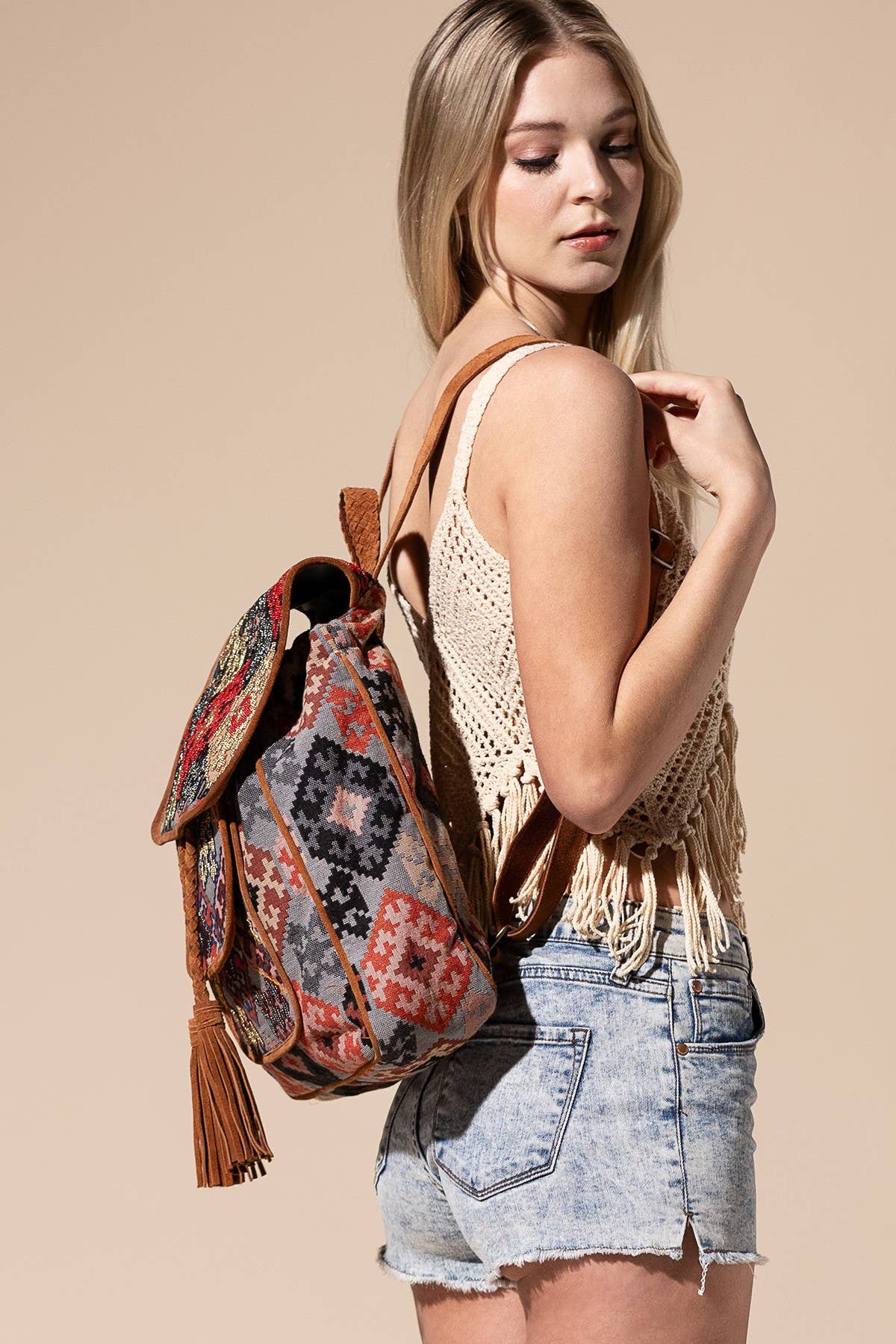 Bordeaux Handmade Backpack
