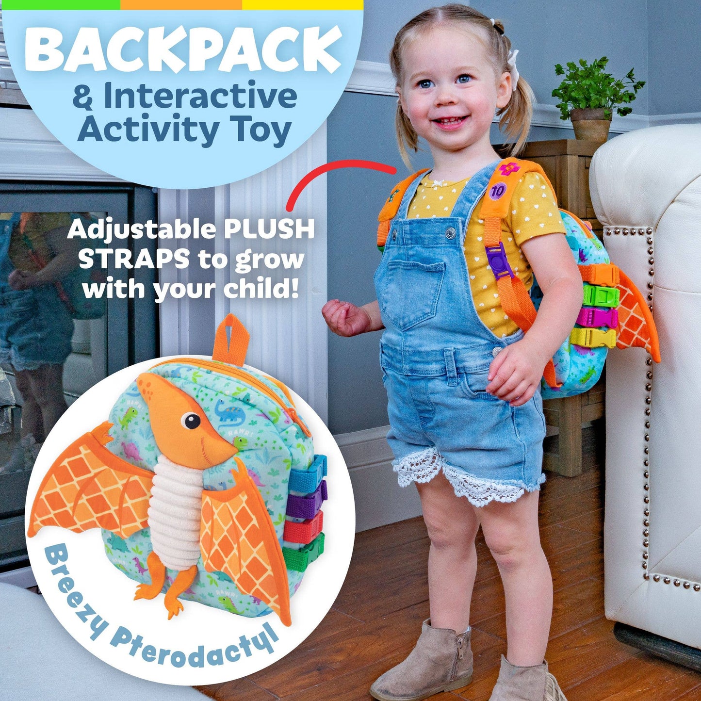 Breezy Pterodactyl Dinosaur Backpack
