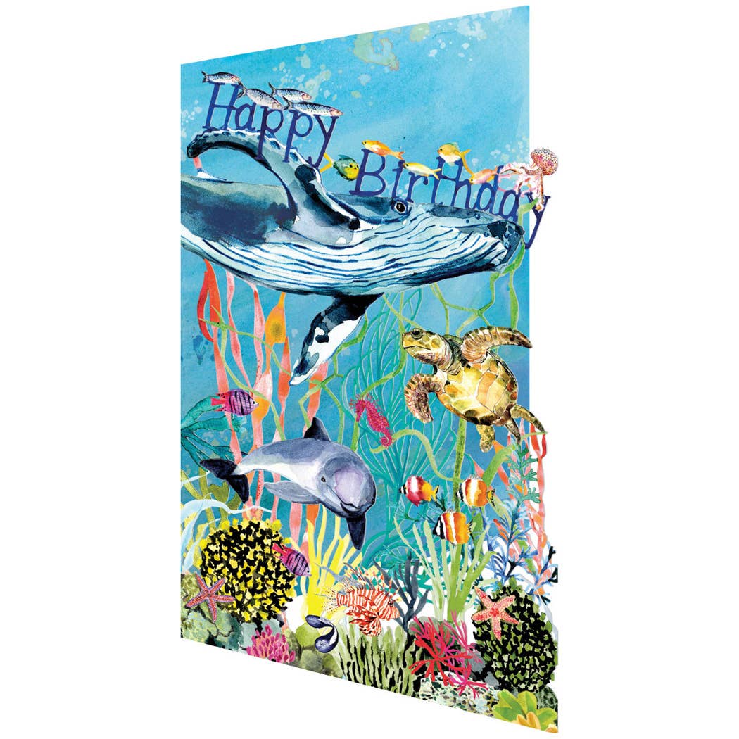 Oceania Birthday Lasercut card single - GC 2440