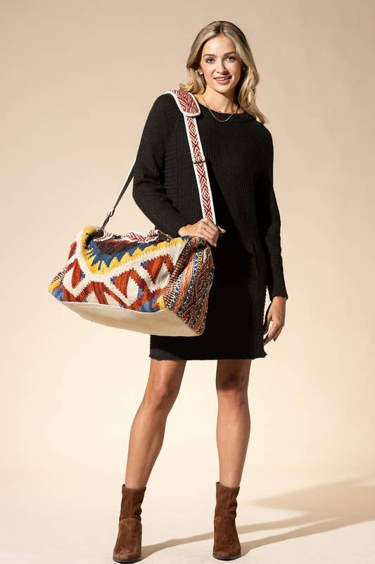 Handmade Neo Weekender Bag β Navajo Inspired