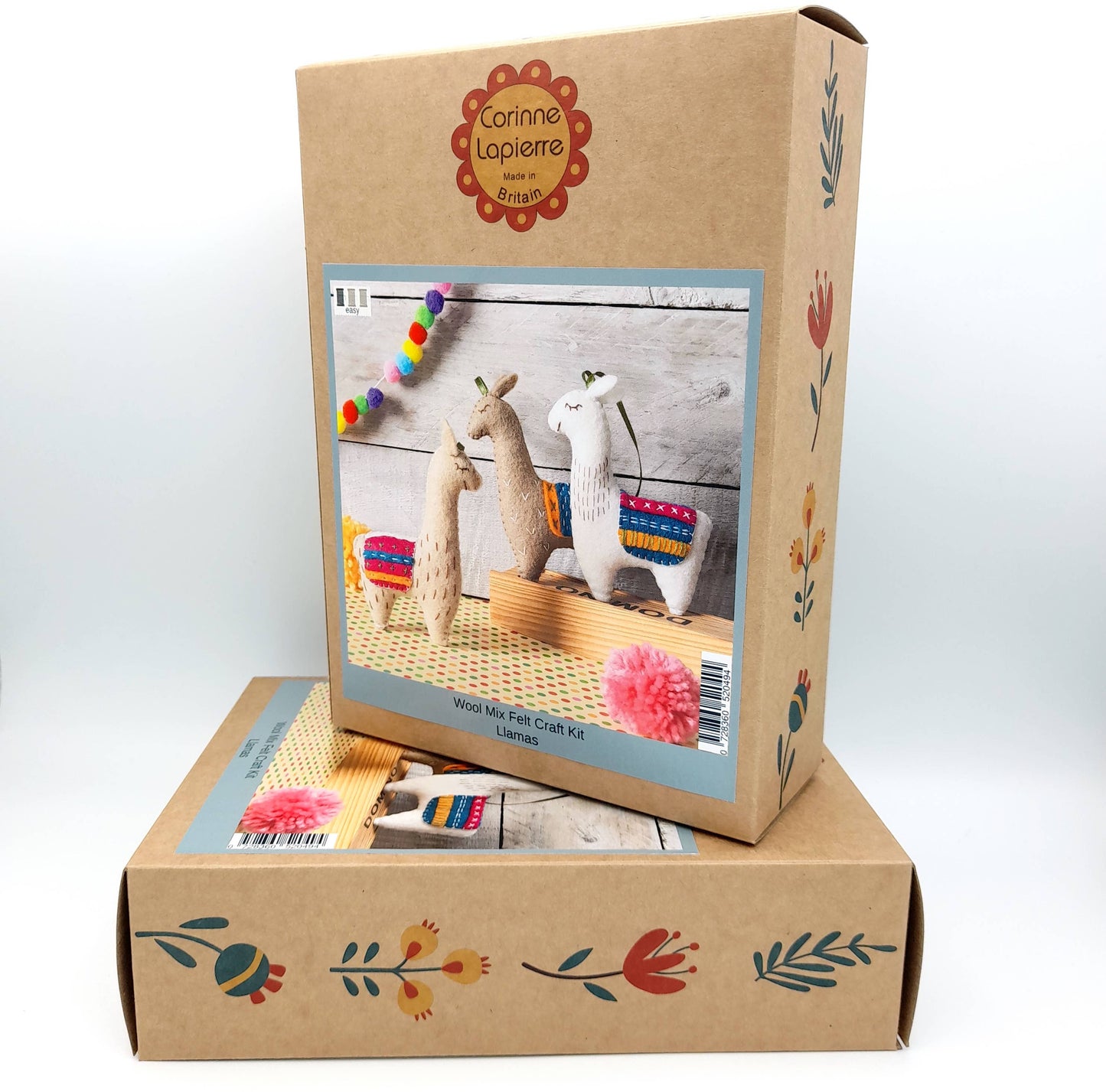 Felt Craft Kit – Make Your Own Colorful Llamas | Unique Gifts, Gifts for Her