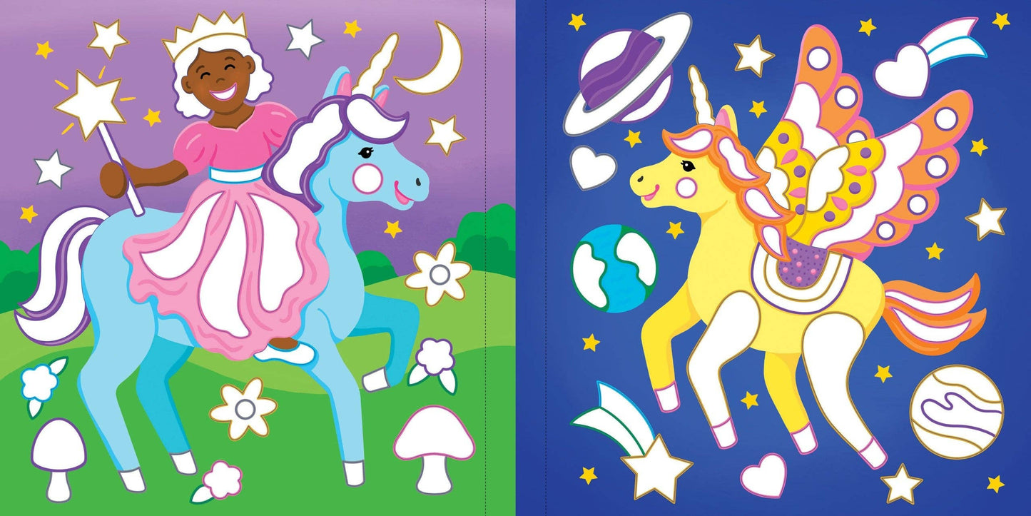 Color-By-Foil Sticker Book – Unicorn Designs | Gifts for Girls, Unique Gifts