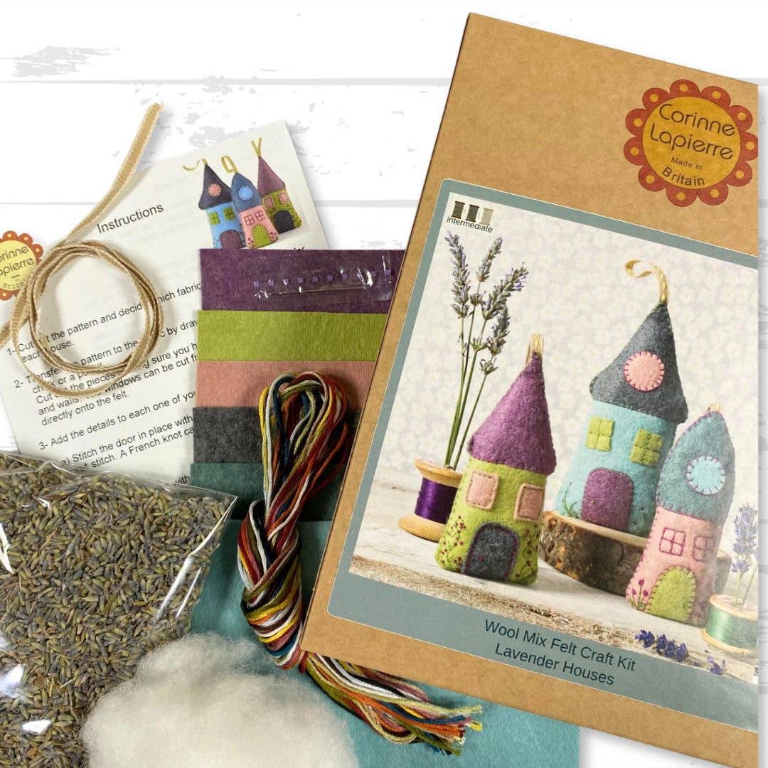 Lavender Houses Felt Craft Kit