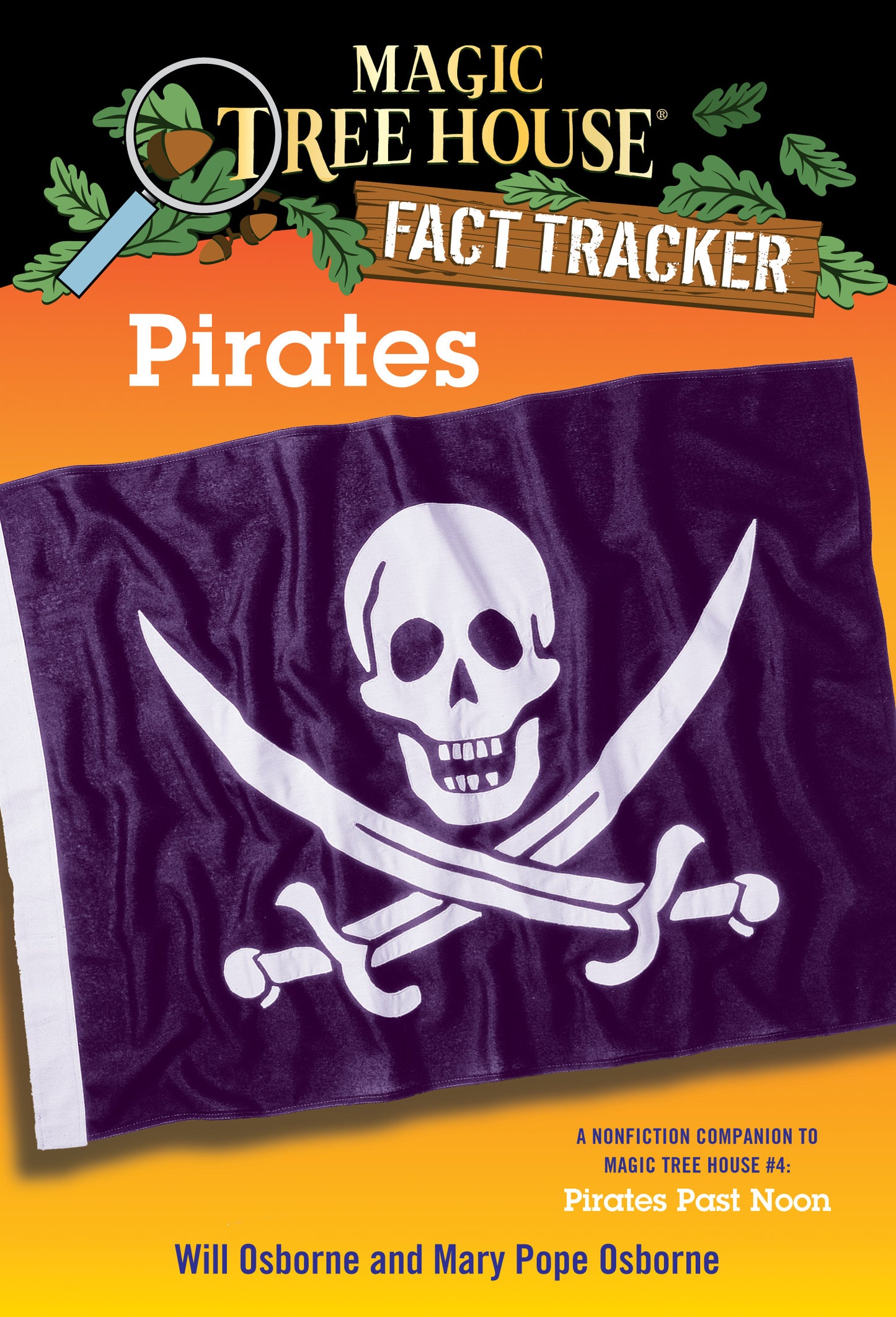 Children’s nonfiction pirate-themed book with skull and crossbones flag cover