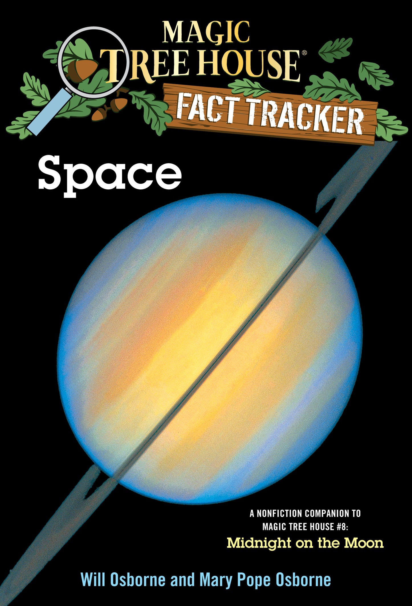 Magic Tree House Fact Tracker Space book cover with planet illustration
