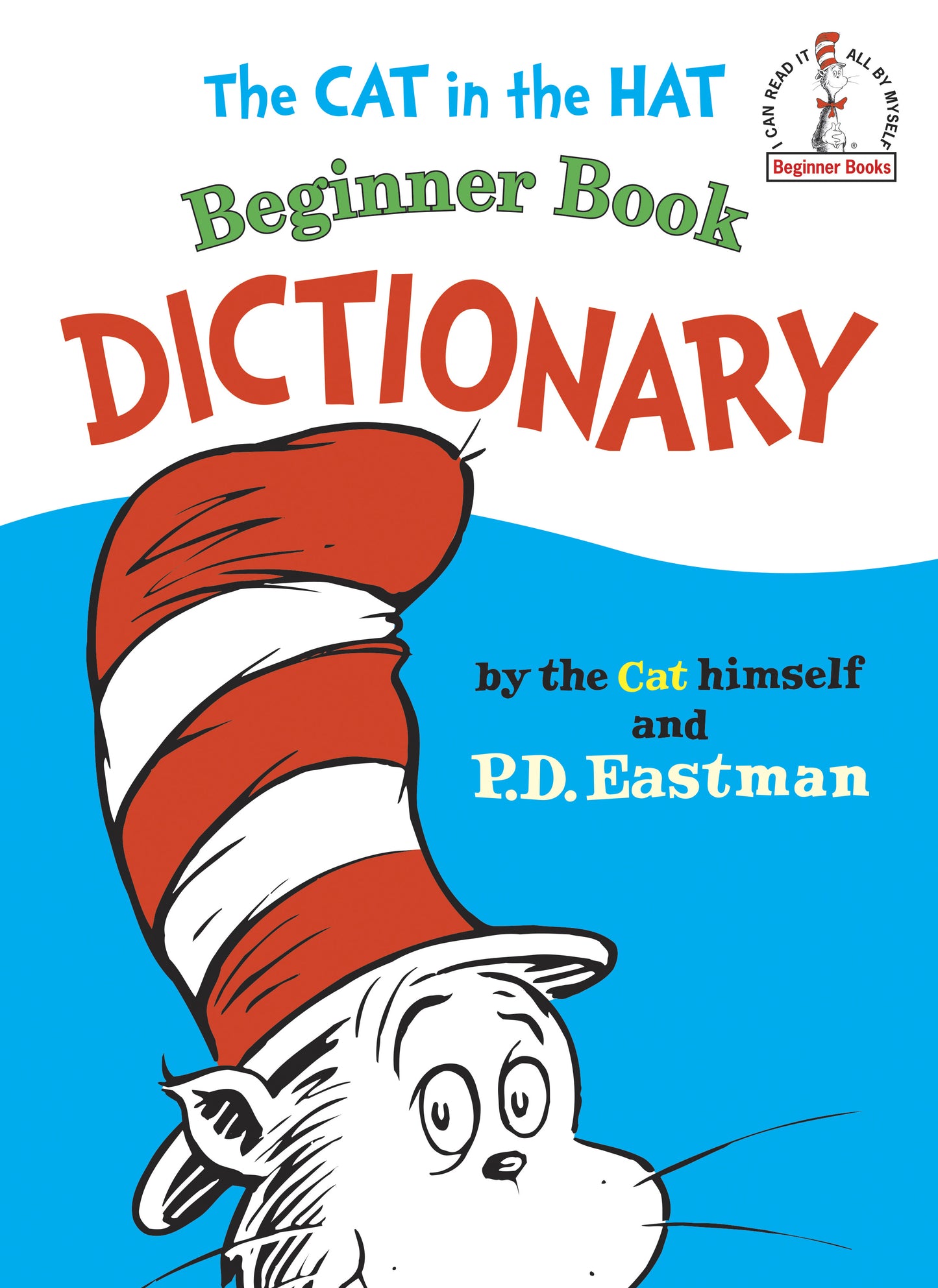 Cover of The Cat in the Hat Beginner Book Dictionary featuring the Cat in the Hat character