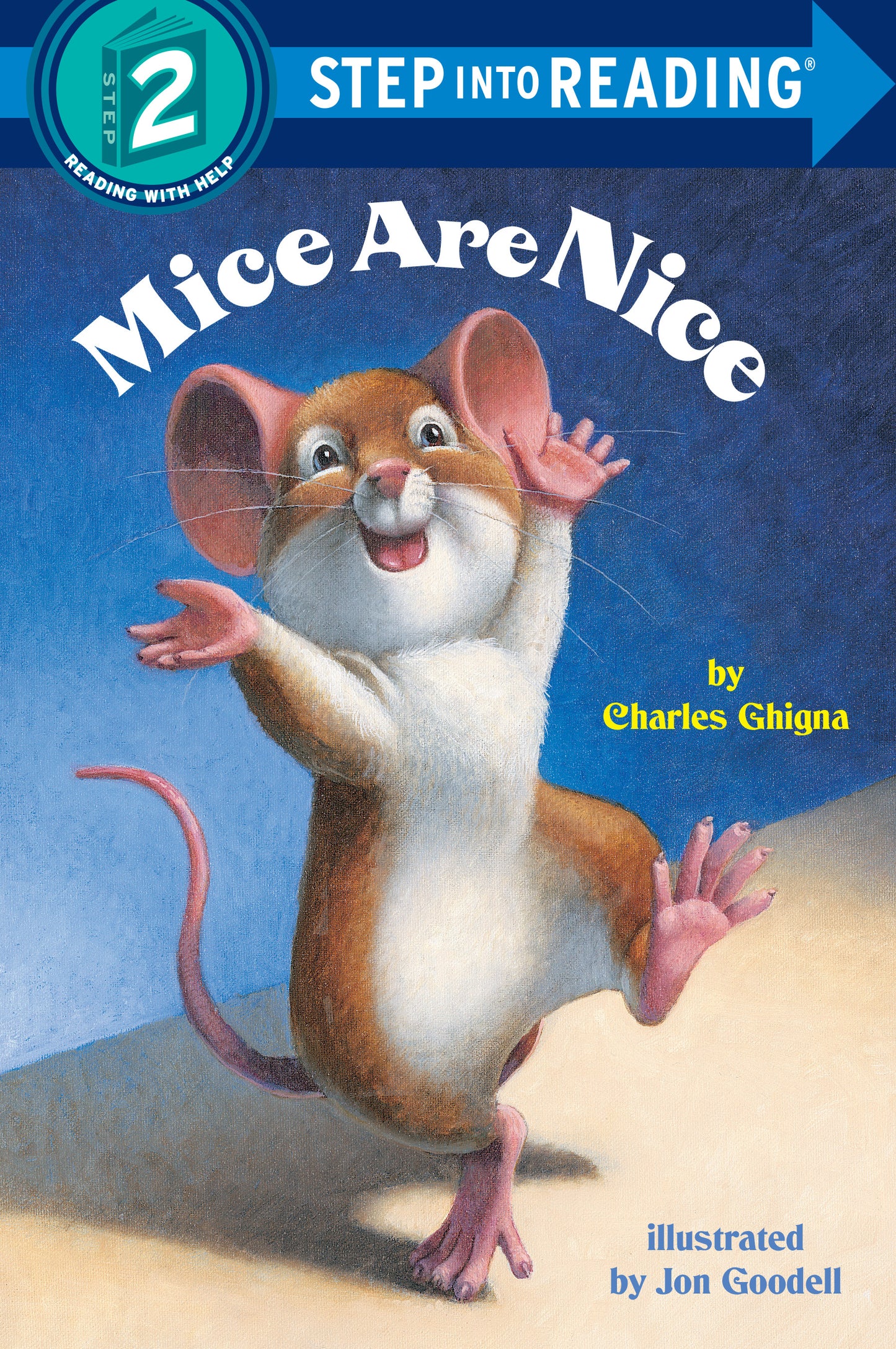 Cover of children's book 'Mice Are Nice' featuring an animated mouse