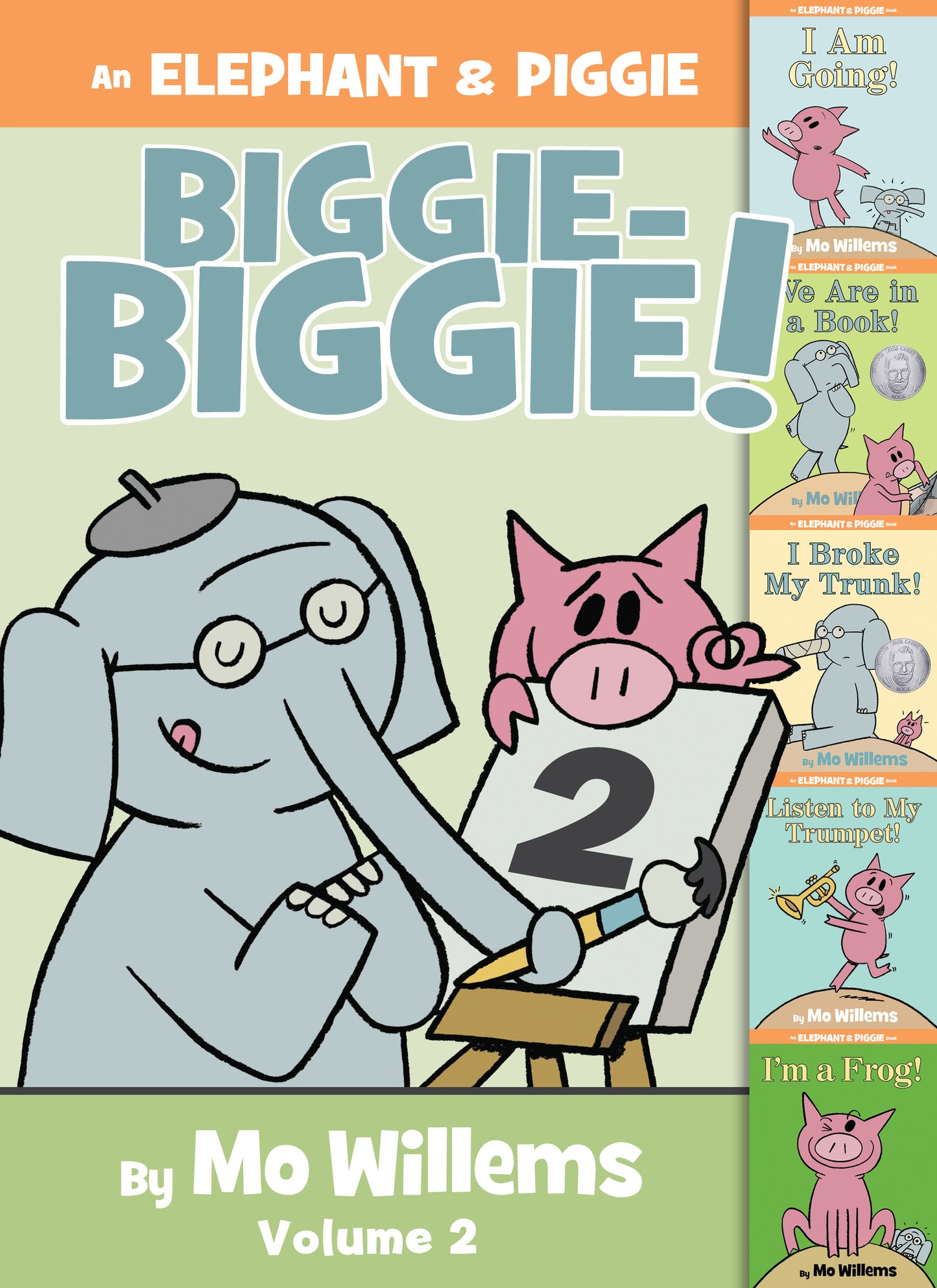 Hardcover Elephant and Piggie book collection with illustrated animal characters
