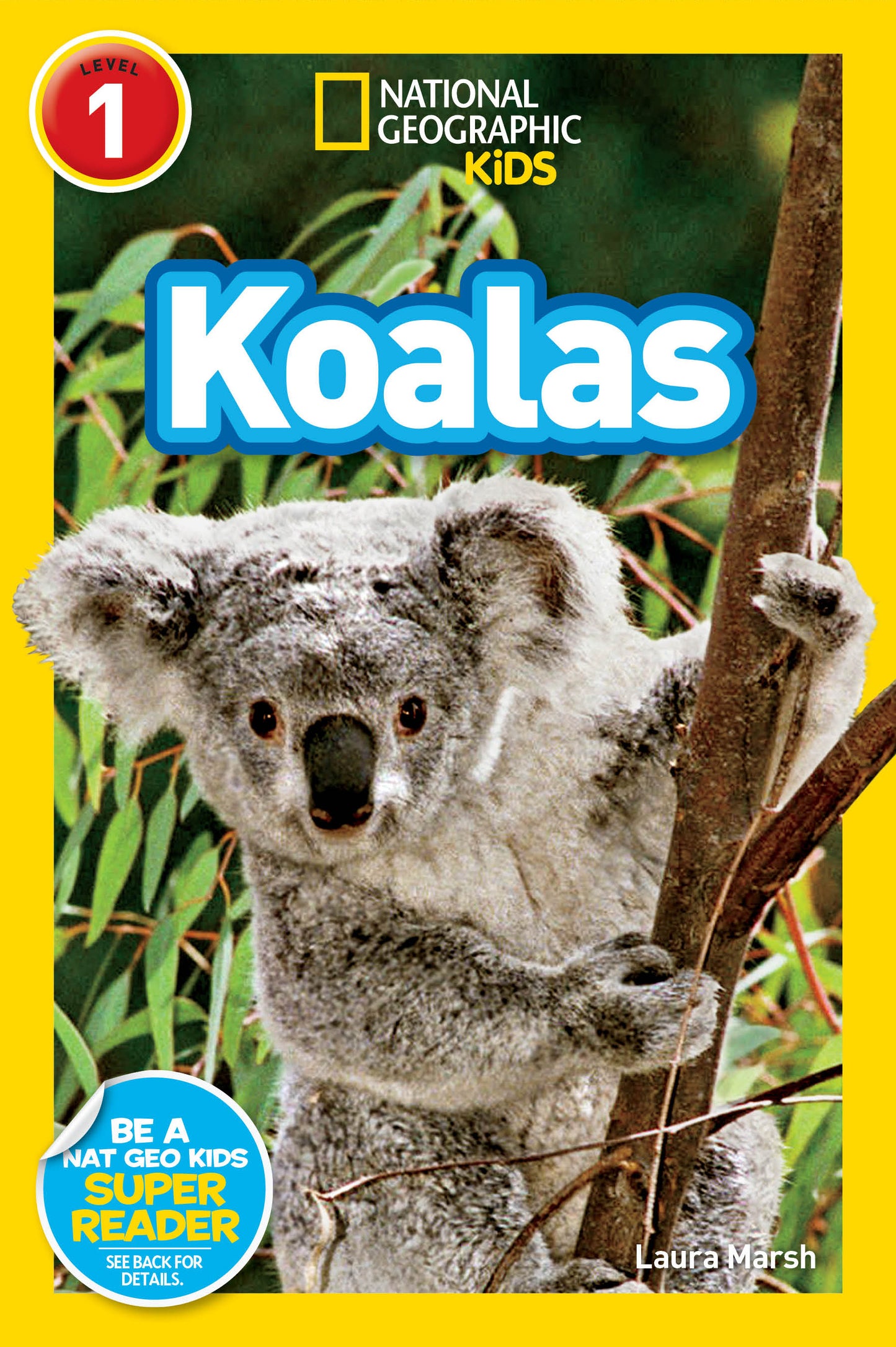 National Geographic Kids book cover featuring a koala in a tree