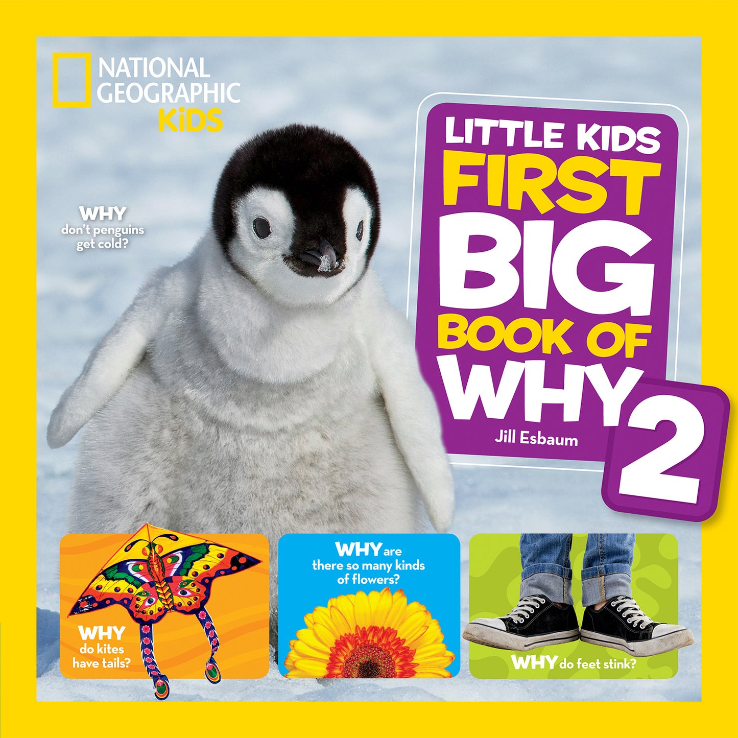Hardcover children's book with a penguin on the cover titled Little Kids First Big Book of Why 2