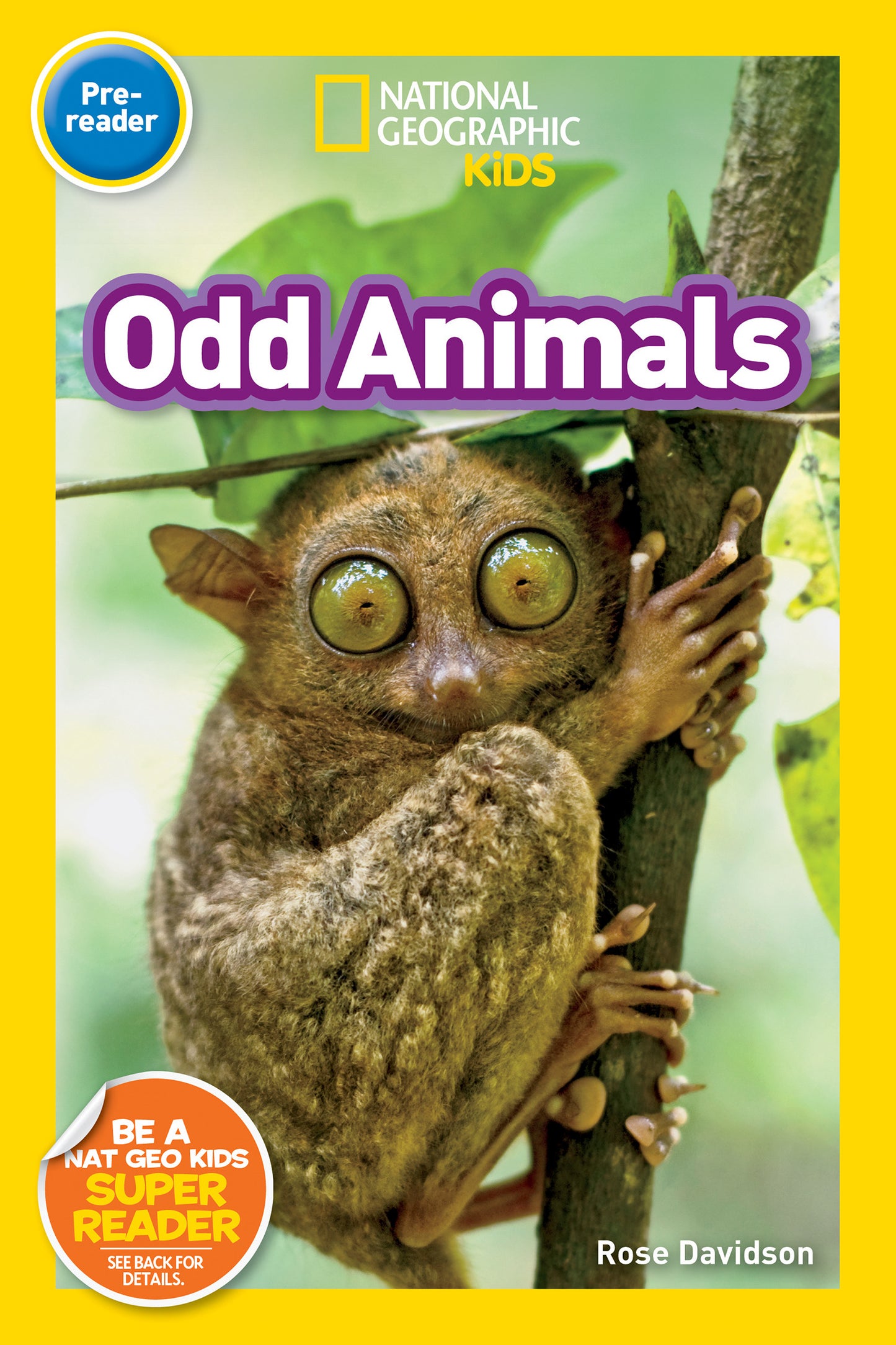 Children's book featuring a wide-eyed animal on the cover, titled Odd Animals