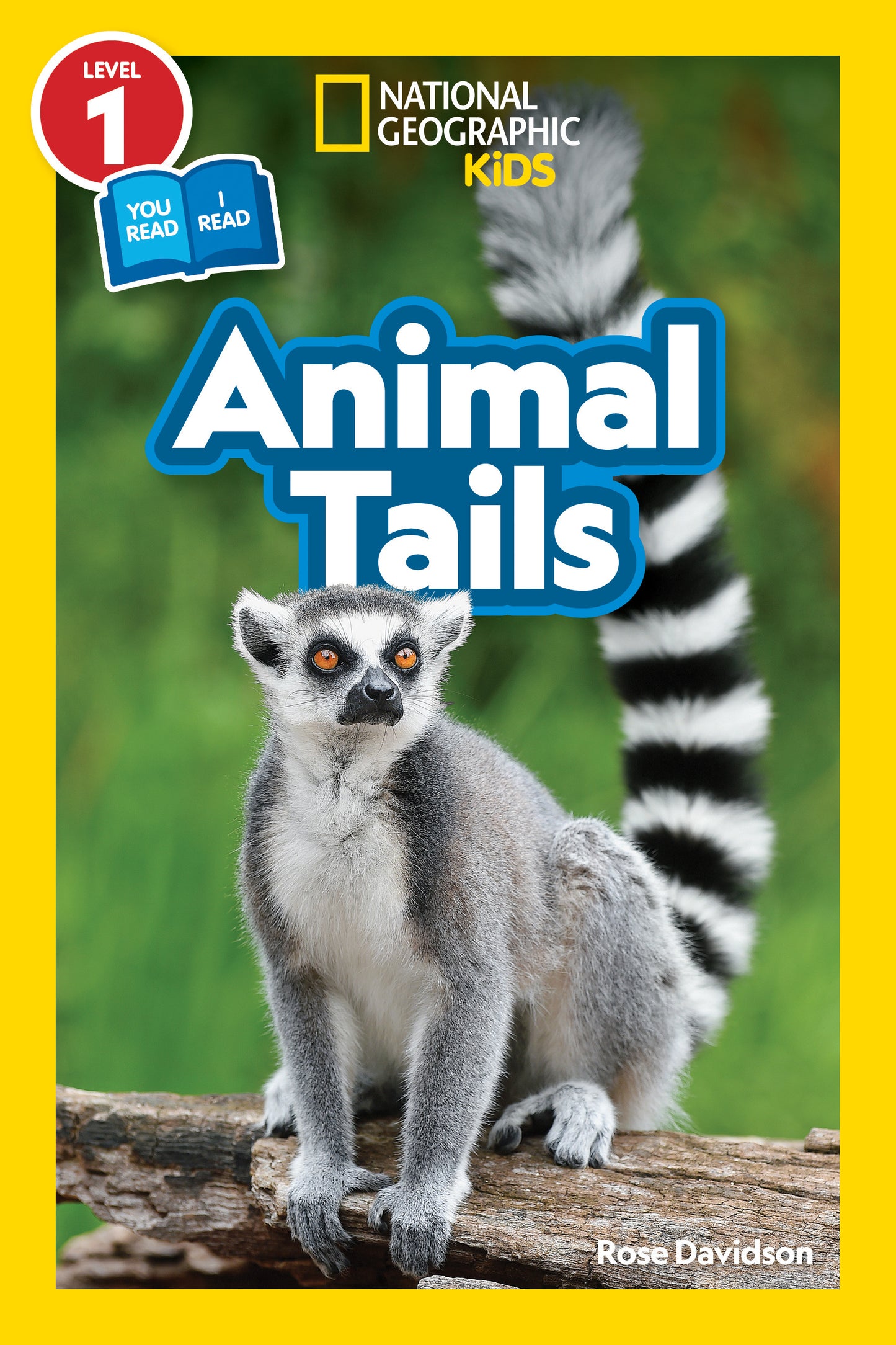 Children's book featuring a lemur on the cover, part of National Geographic Kids Level 1 Readers