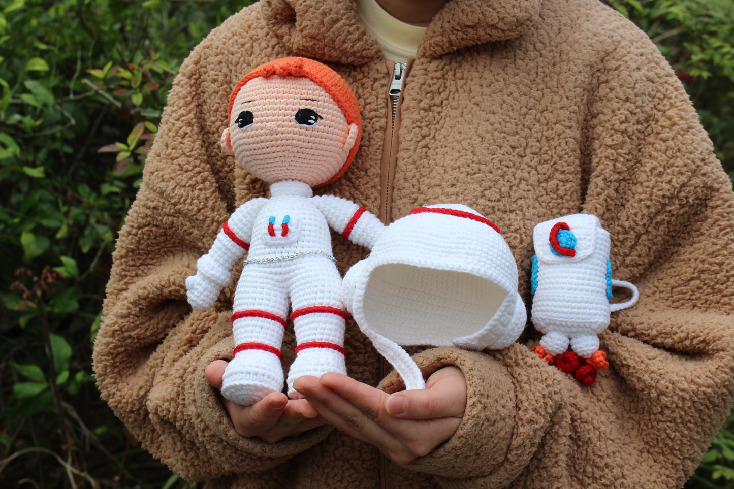 Crochet Space Astronaut - Handmade 11-12"