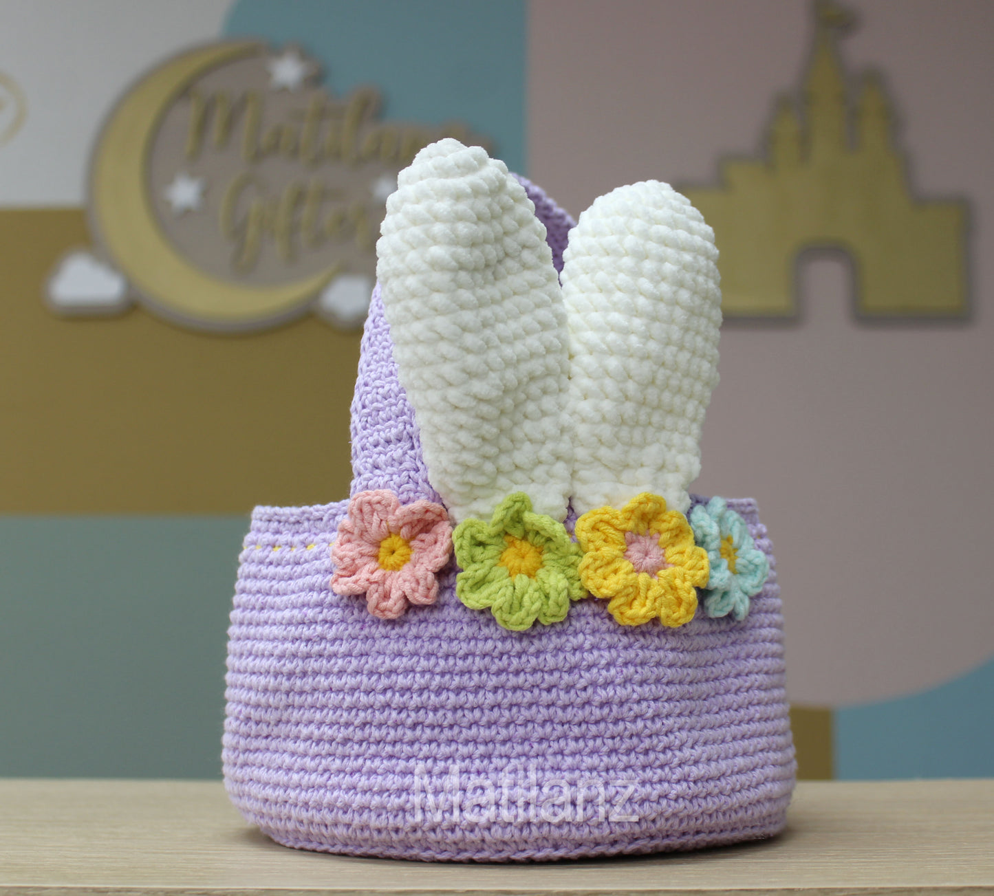 Crochet Easter Bunny Basket