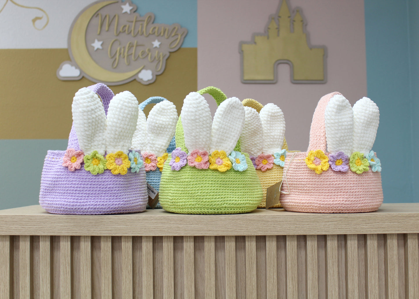 Crochet Easter Bunny Basket