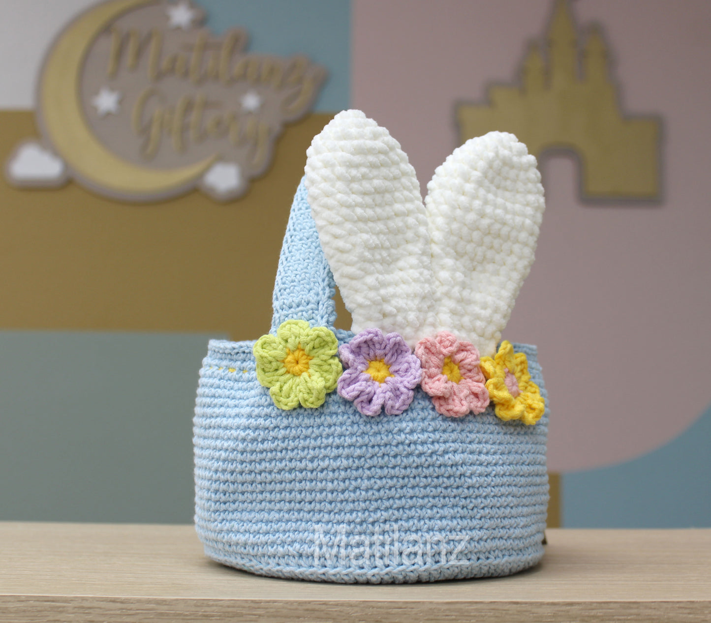 Crochet Easter Bunny Basket