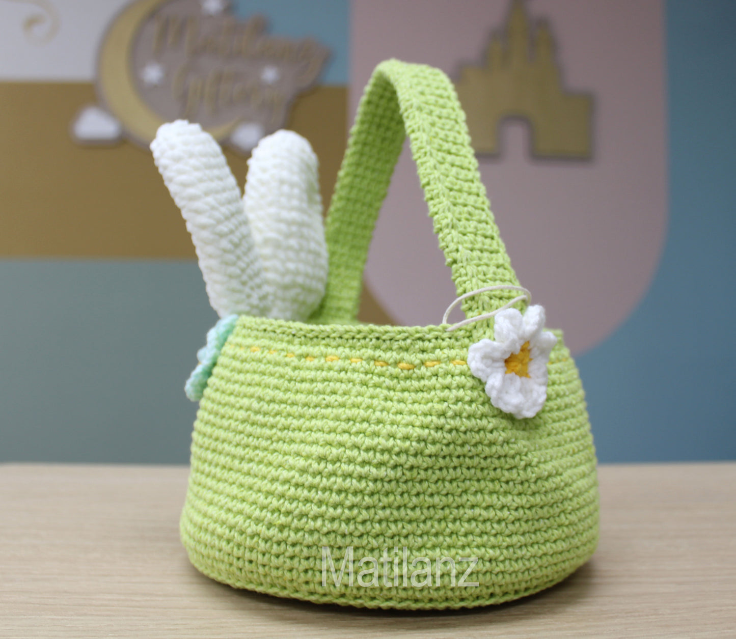 Crochet Easter Bunny Basket
