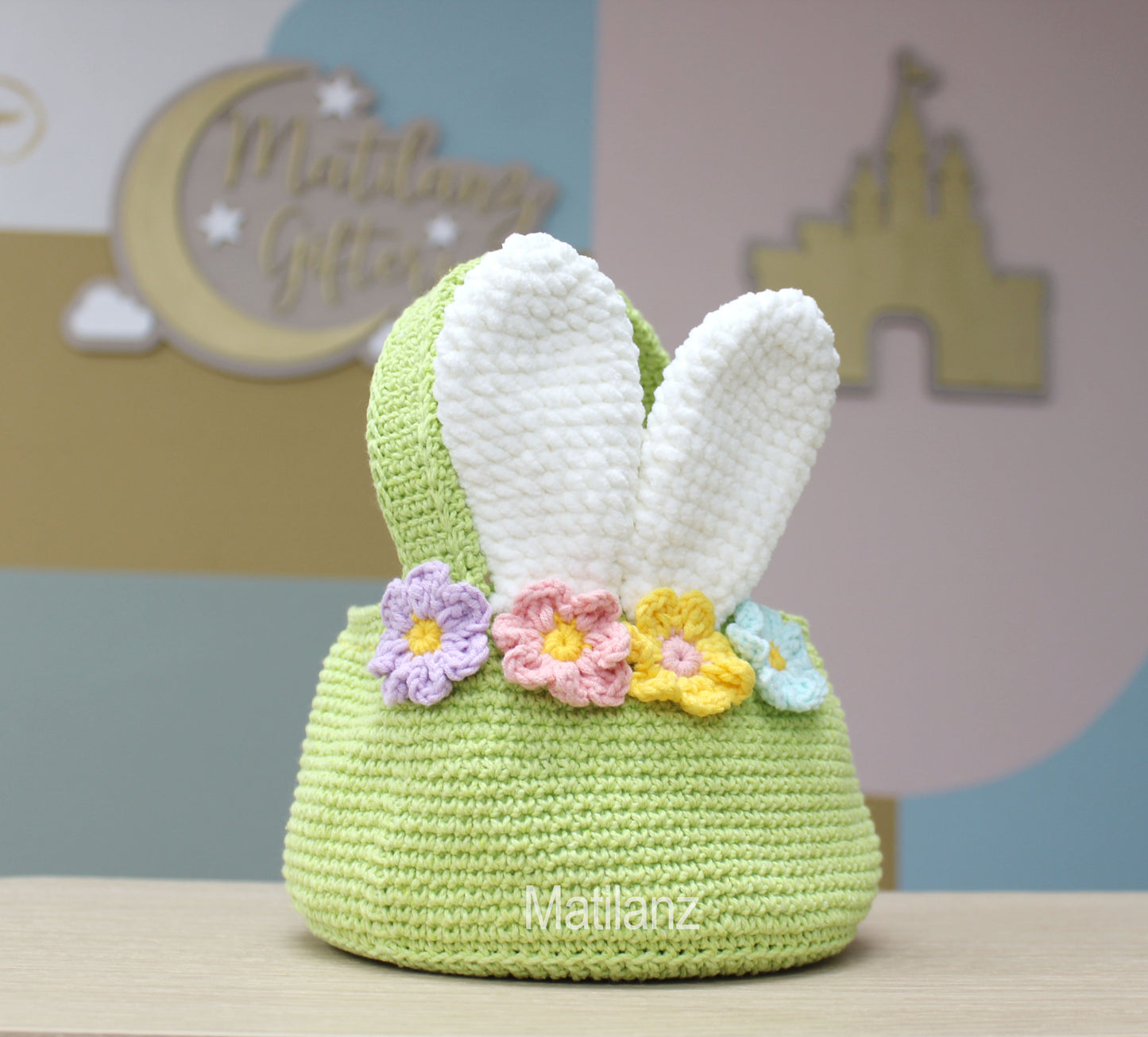Crochet Easter Bunny Basket