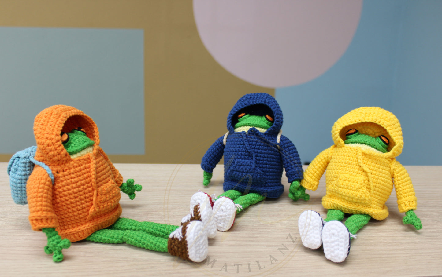 Crochet Frog - 10''