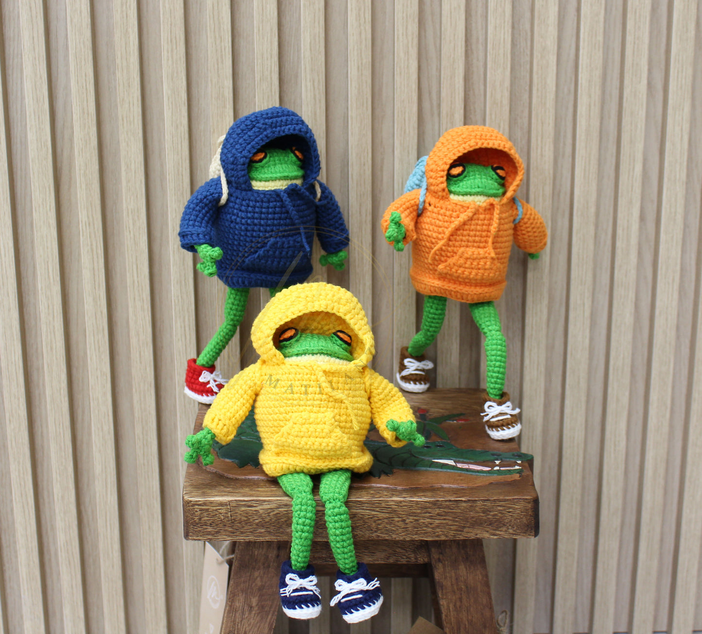 Crochet Frog - 10''