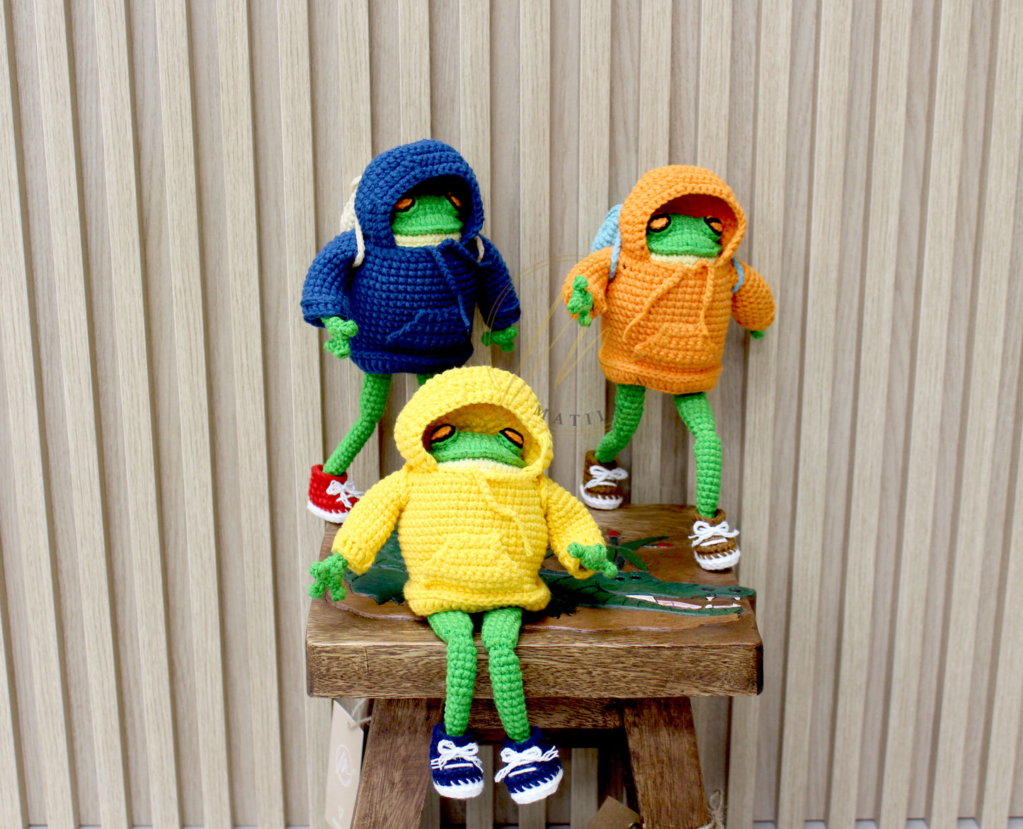Crochet Frog - 10''