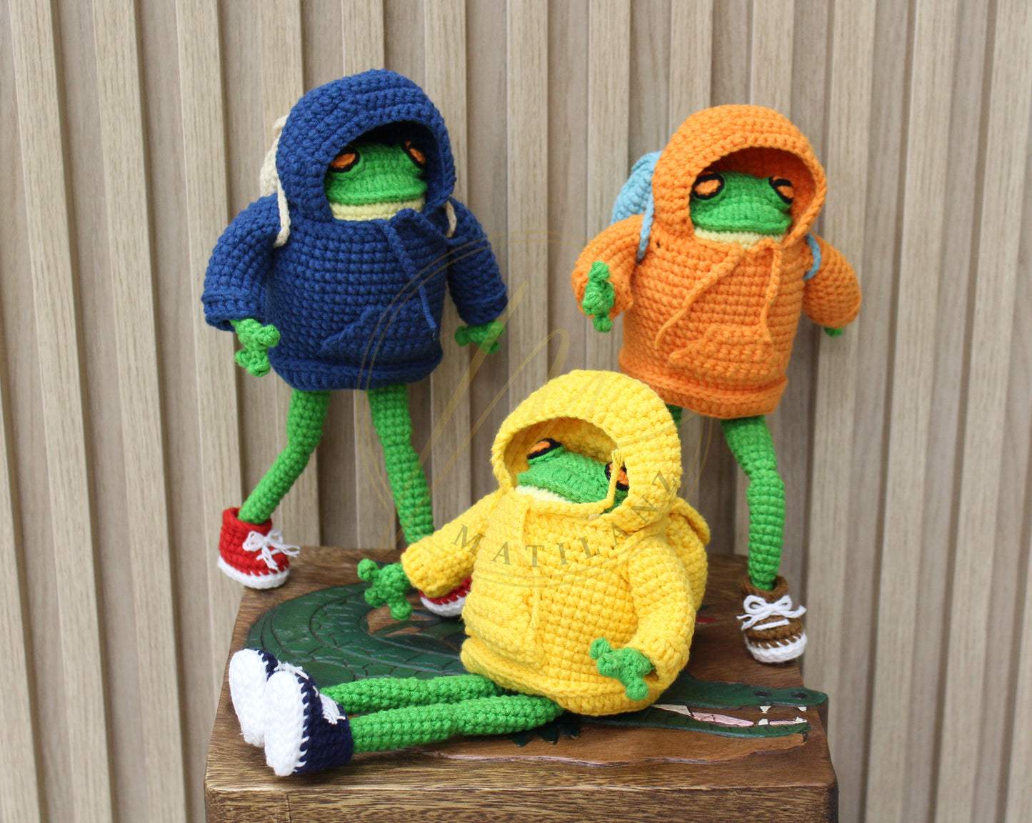 Crochet Frog - 10''