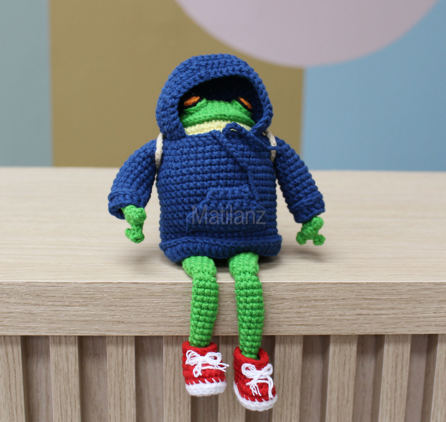 Crochet Frog - 10''