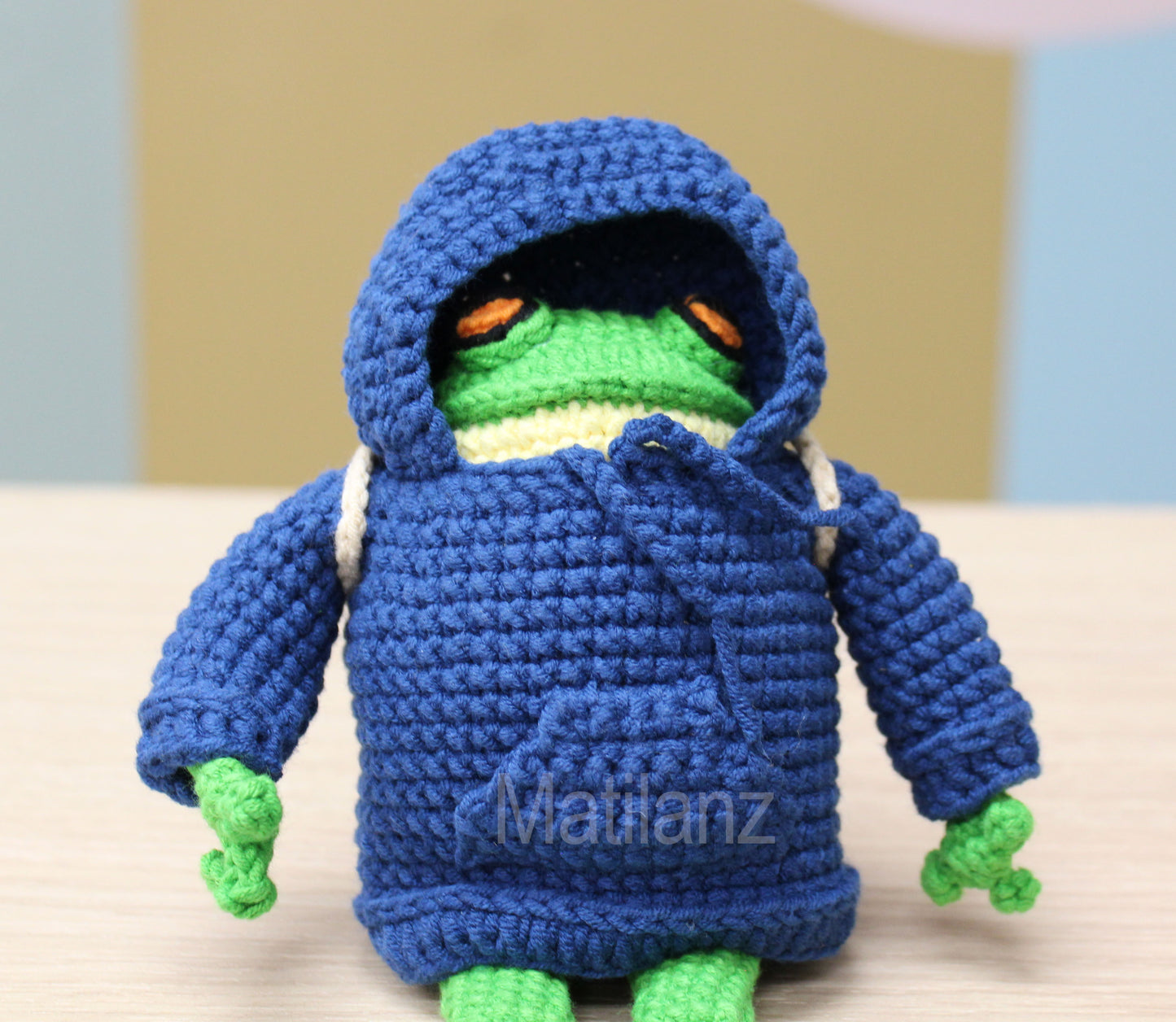 Crochet Frog - 10''