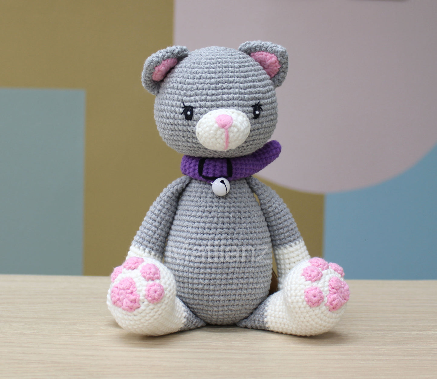 Amigurumi Gray Cat