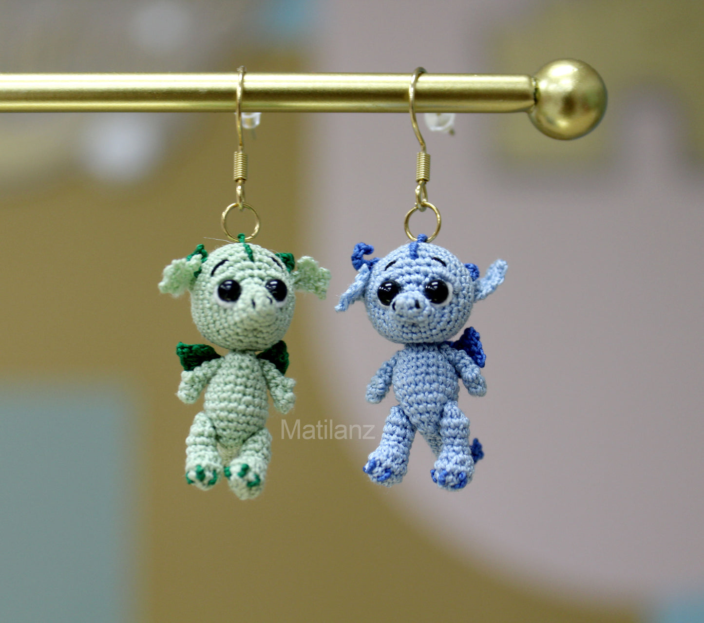 Crochet Handmade Earrings - Mini Crochet Collectibles