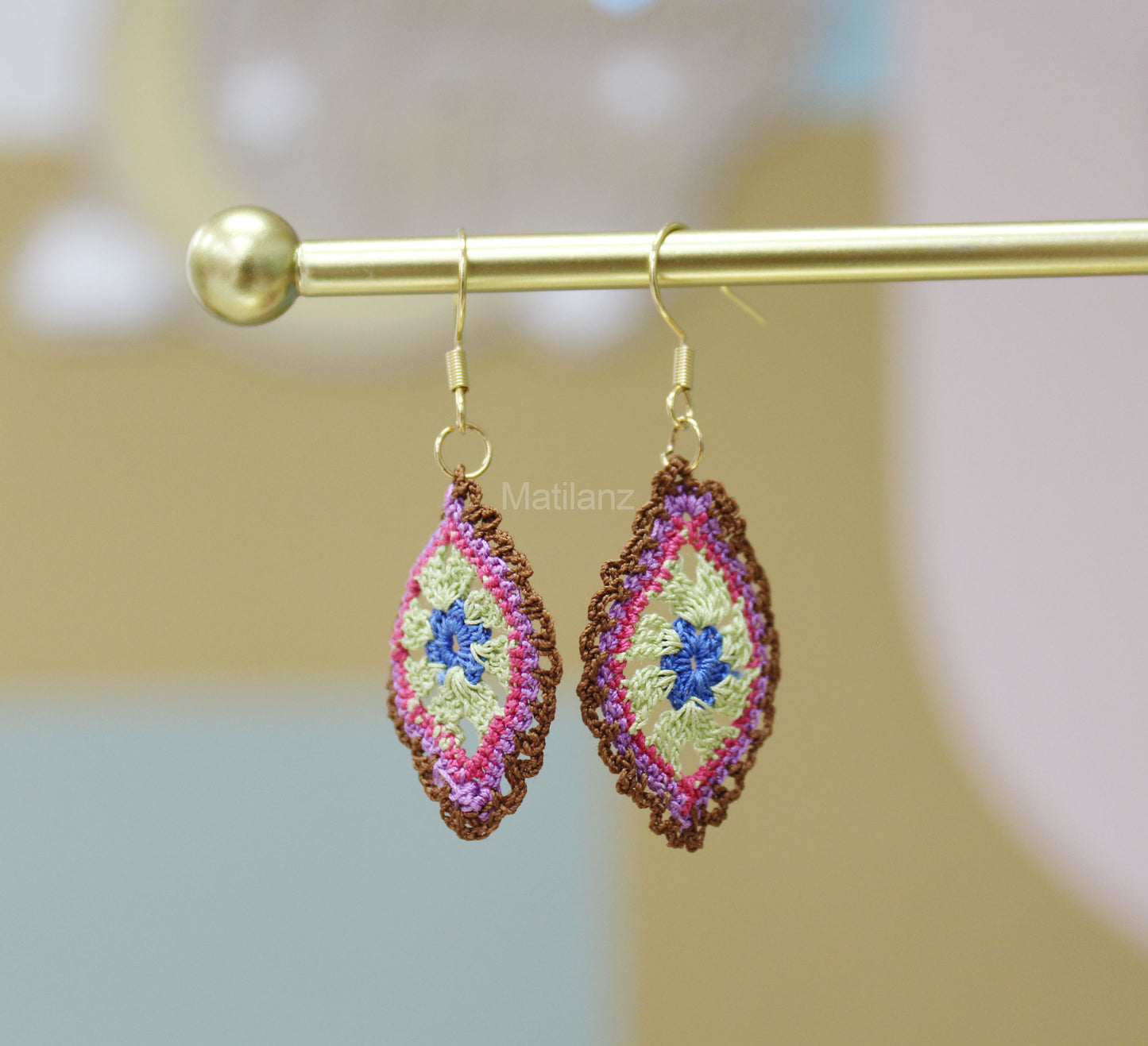 Crochet Handmade Earrings - Mini Crochet Collectibles