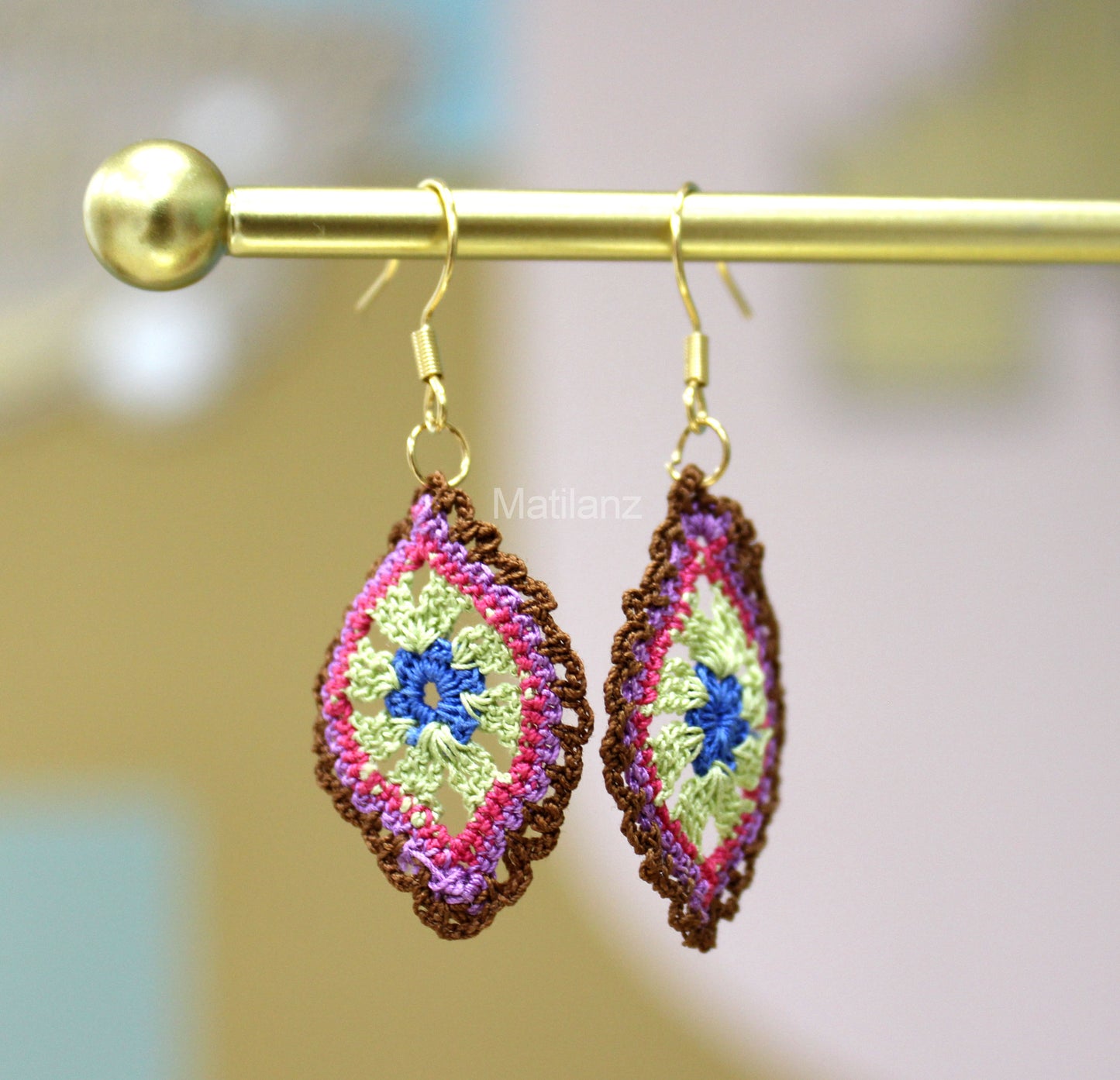 Crochet Handmade Earrings - Mini Crochet Collectibles