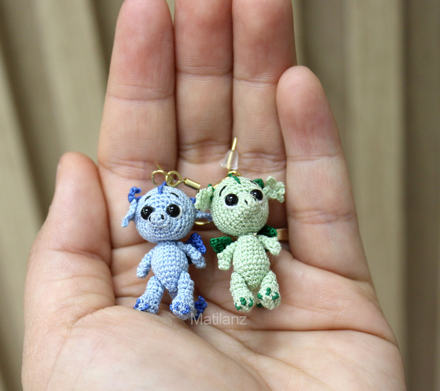 Crochet Handmade Earrings - Mini Crochet Collectibles