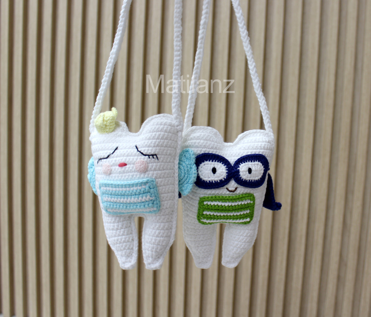 Tooth Fairy Pouch Plushies - Little Fairy & Super Tooth Hero