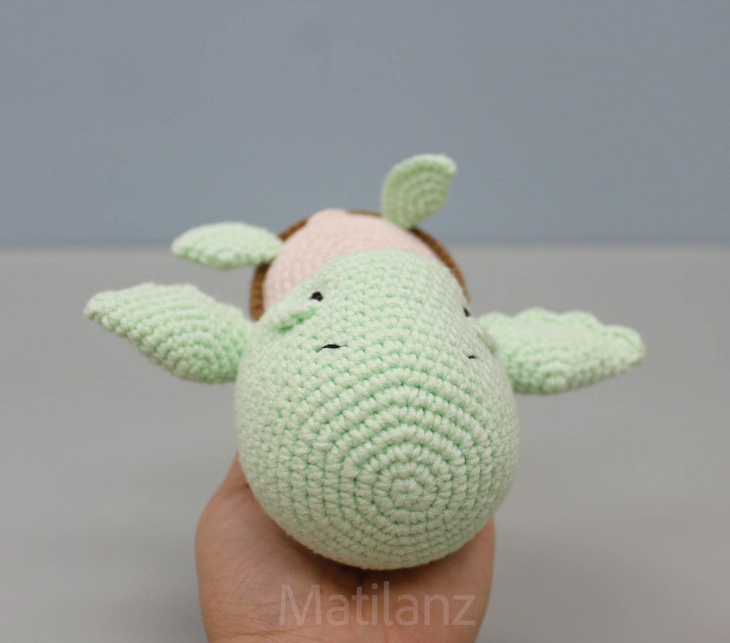 Crochet Baby Sea Turtle Plush - 5"