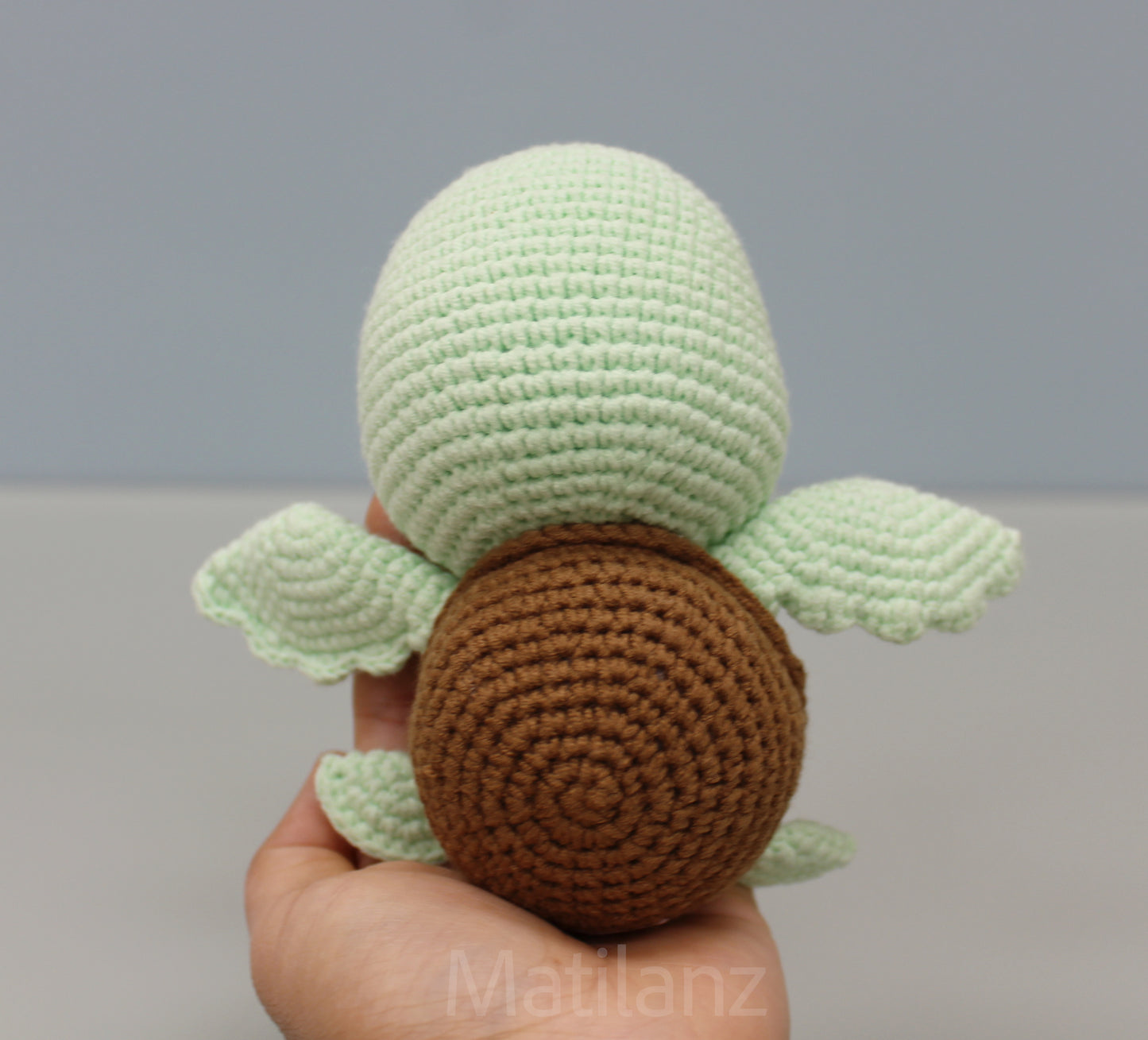 Crochet Baby Sea Turtle Plush - 5"