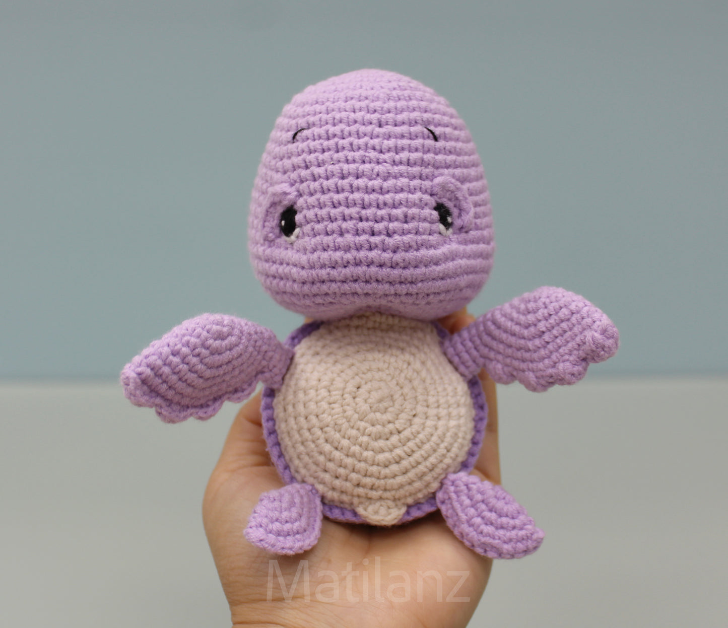 Crochet Baby Sea Turtle Plush - 5"