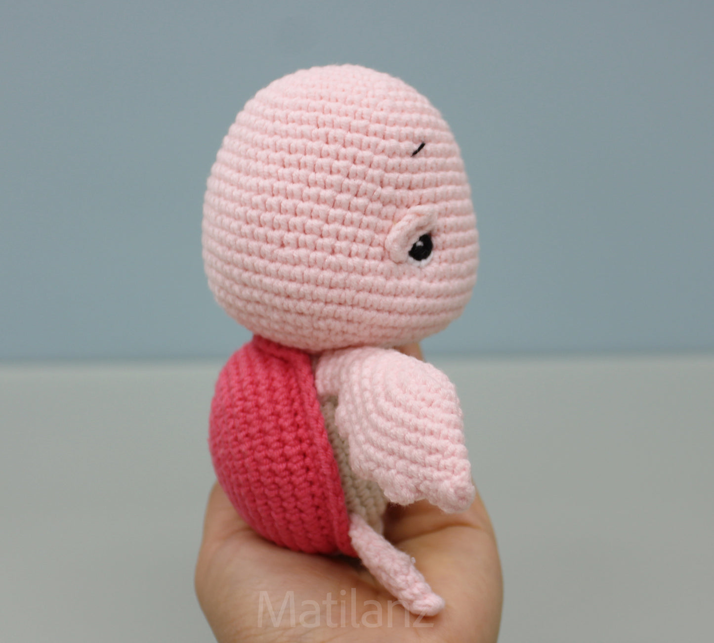 Crochet Baby Sea Turtle Plush - 5"