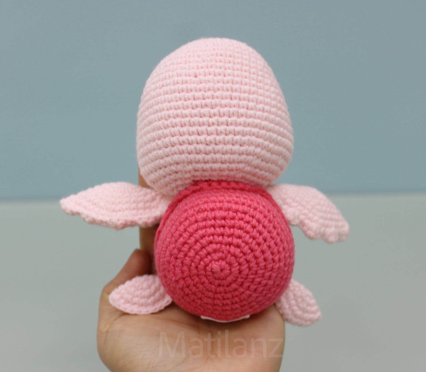 Crochet Baby Sea Turtle Plush - 5"