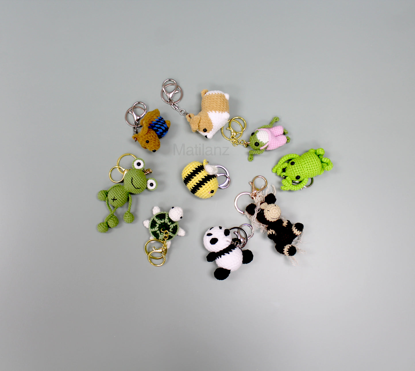 Crochet Keychain – Handmade Amigurumi Bag Charm | Matilanz