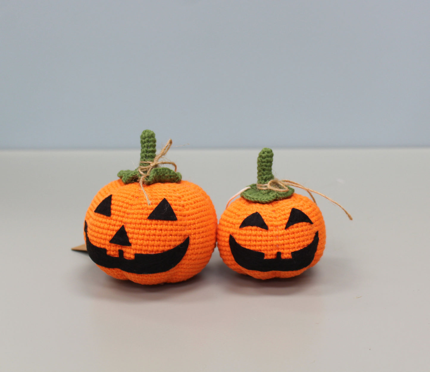 Jack O Lantern Halloween Pumpkin - Handmade Crochet Plush