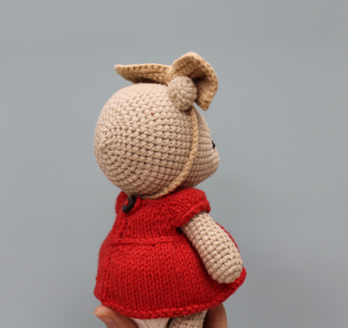 New - Christmas Teddy Bear - Handmade 8"