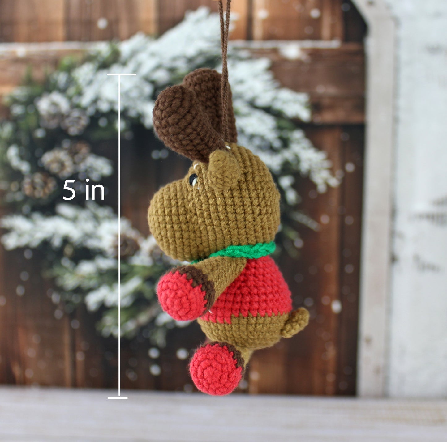 Moose Christmas Ornament