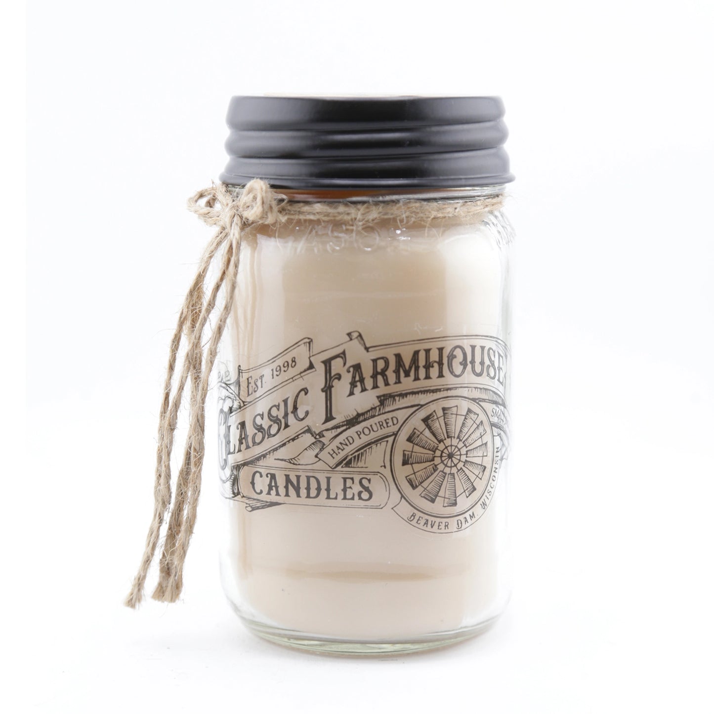 Peach Cobbler 14 oz Mason Jar Candle